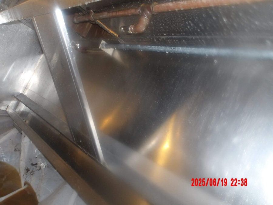 The same plenum cleaned to bare metal
